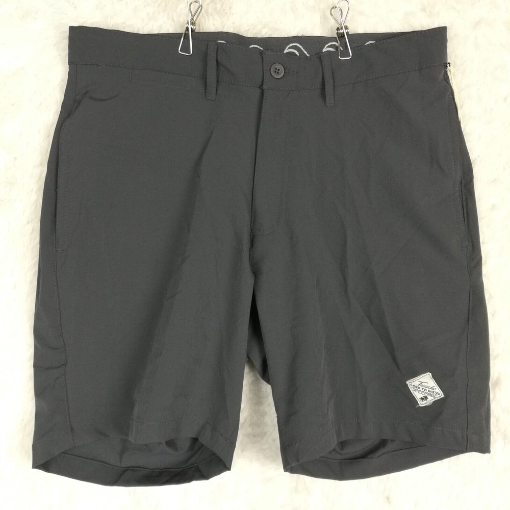 Trunks Mens‎ Shorts 360 Land To Water Iron Gray Stretch Swim Surf 30 New